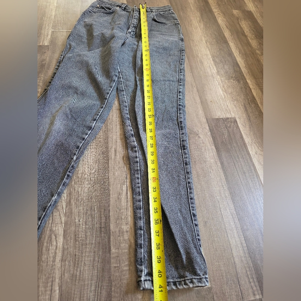 LEVIS VINTAGE 90s 80s Rock Bombshell Mom Jeans Grey Wash 550 Authentic - Picture 4 of 15